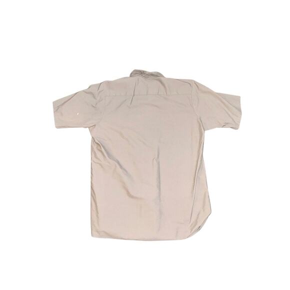 Red Kap Short Sleeve Shirt Size Large 2 pocket uniform utility Workwear Casual - Picture 2 of 4